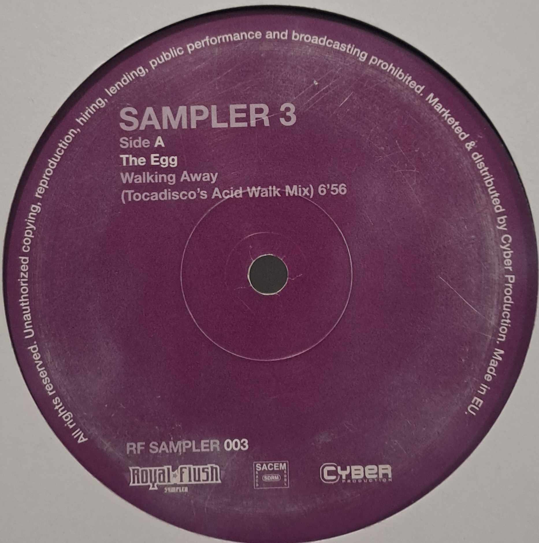 RF Sampler 003 - vinyle electro